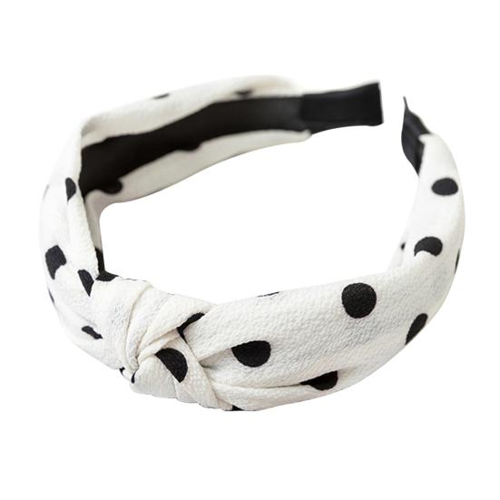Fashion Bowknot Polka Dot Women's Cloth Hairband Headband Hair Accessories