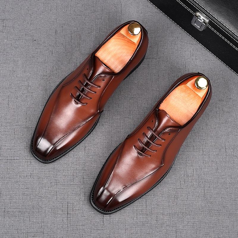New Luxury Brand Designer Men Pointed Patchwork Style Casual Shoes Male Flats Loafers Homecoming Wedding Dress Zapatillas Hombre