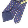 Salvatore Ferragamo tie Pocket watch all-over pattern wide tie Navy silk mens Used