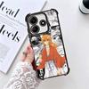 Rurouni Kenshin Anime Soft Phone Case For Xiaomi Redmi Note 14 15 Pro Plus 13 12 11S 11T 5G 10 9S 9 Plating Anti-Fall Fundas