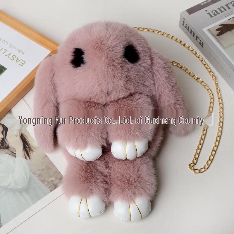 Women's Cute Plush Rabbit Crossbody and Backpack – Versatile and Stylish for Students and Kids