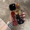 Black Cat Eye of the Soul Pattern High-Quality Laser Phone Case for iPhone 17 16 15 14 13 12 11 Pro Max Protective Cove Funda