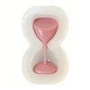 2 Pieces Flexible Silicone Sand Clock Molds Versatile Casting Tool for Soap Candle Making and Artistic Creation