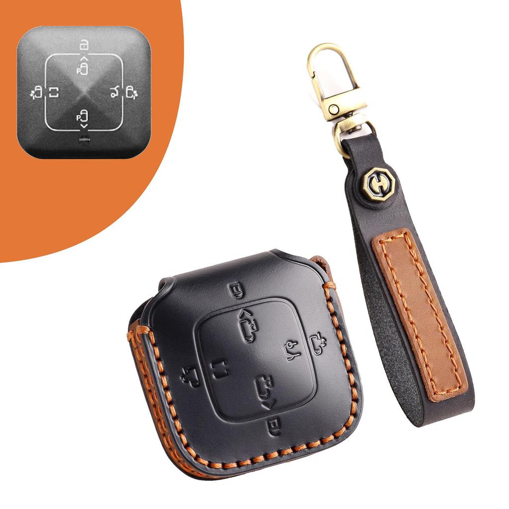 ZEEKR 001 & Geek 009 Leather NFC Smart Key Cover - Fits 24 Models