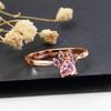 Groovy Ring Lady Cat Paw Shape Round Heart Adjustable Ring Jewelry