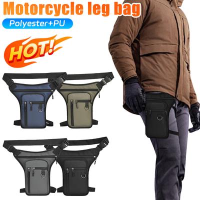 Borsa da gamba da uomo Borsa da vita da uomo Pacchetto Portacellulare Portafoglio Moto Equitazione Spalla Crossbody Coscia Maschile Cintura da fianchi Borse da vita