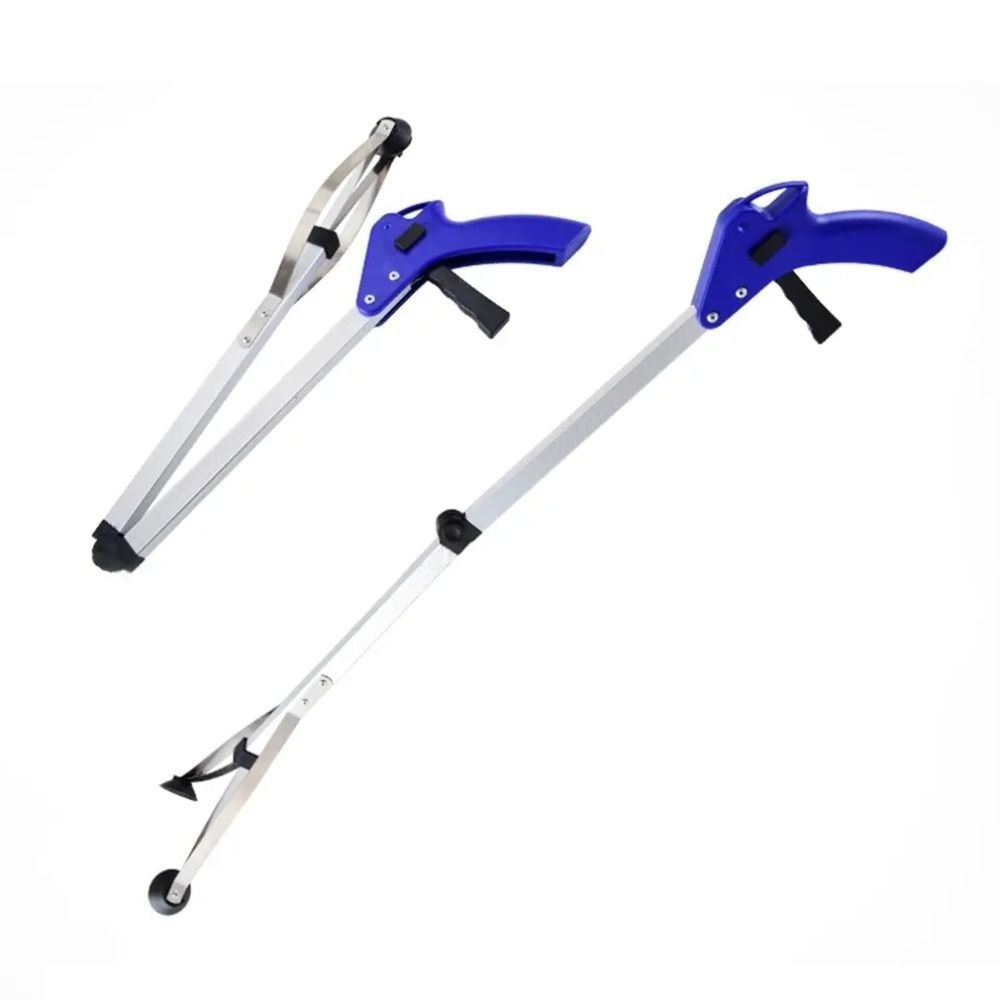 Long Arm Foldable Reacher Grabber Tool Telescopic 83CM Claw Trash Garbage Picker Foldable Extender Gripper Tool Hotel