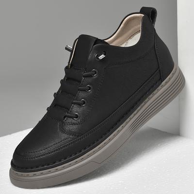 Marca di Moda Scarpe Oxford da Uomo Resistenti all'Usura con Suola Spessa Scarpe da Lavoro Scarpe in Vera Pelle da Uomo Scarpe Casual da Lavoro