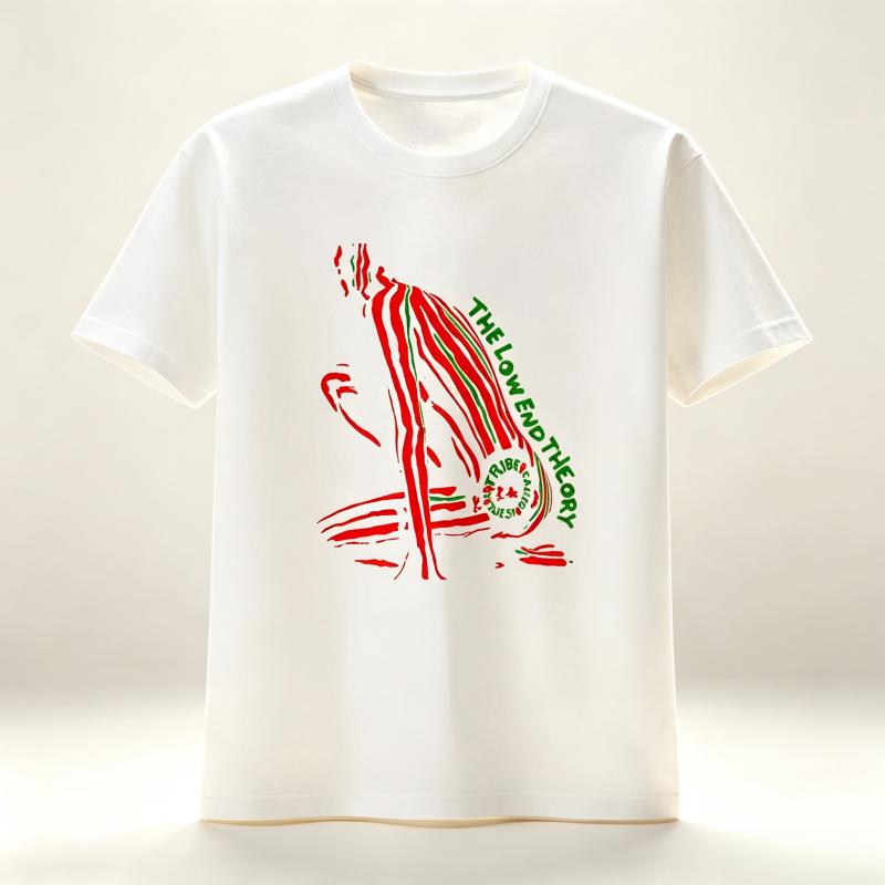 A Tribe Called Quest Koszulka z nadrukiem The Low End Theory na urodziny Boże Narodzenie Vintage Casual Stylowa Unisex WoUnisex 2026 Koszulka letnia