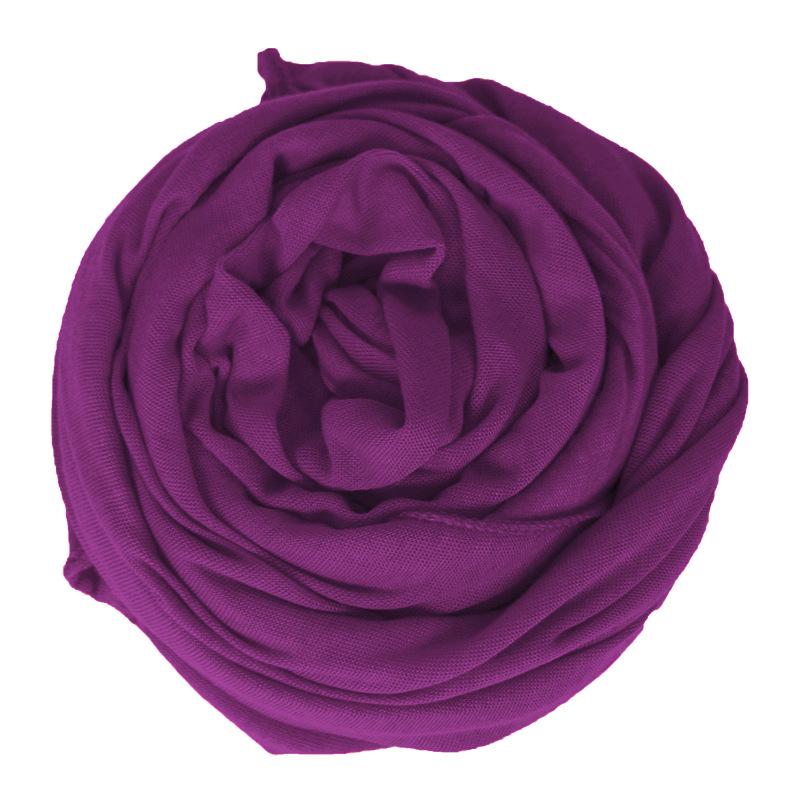Muslim Hijab Jersey Scarf Soft Solid Shawl Headscarf Foulard Femme Musulman Islam Clothing Arab Wrap Head Scarves Hoofddoek