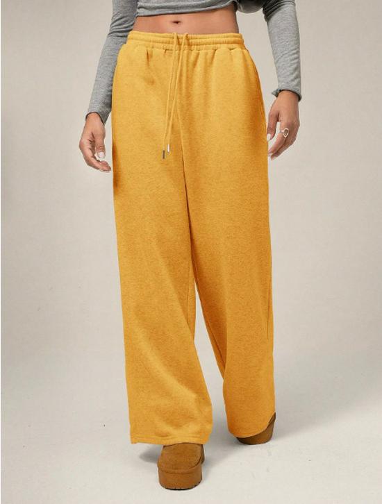 Women's Loose Wide-Leg Sports Casual Long Pants - 12 Colors, European & American Autumn/Winter Collection