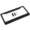 31cm Stainless Steel  Diamond License Plate Holder Screw  Refit Fixed Black License Plate Holder Personality Auto