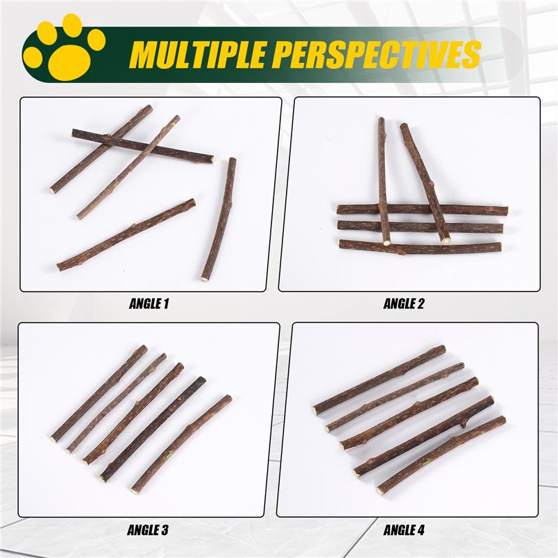 Gut-15 Stück Natürliche Silberreben-Stöcke Für Katzenminze-Stöcke Matatabi Kau-Stöcke Zähne Mahl-Kauen Für Katzenzahnreinigung
