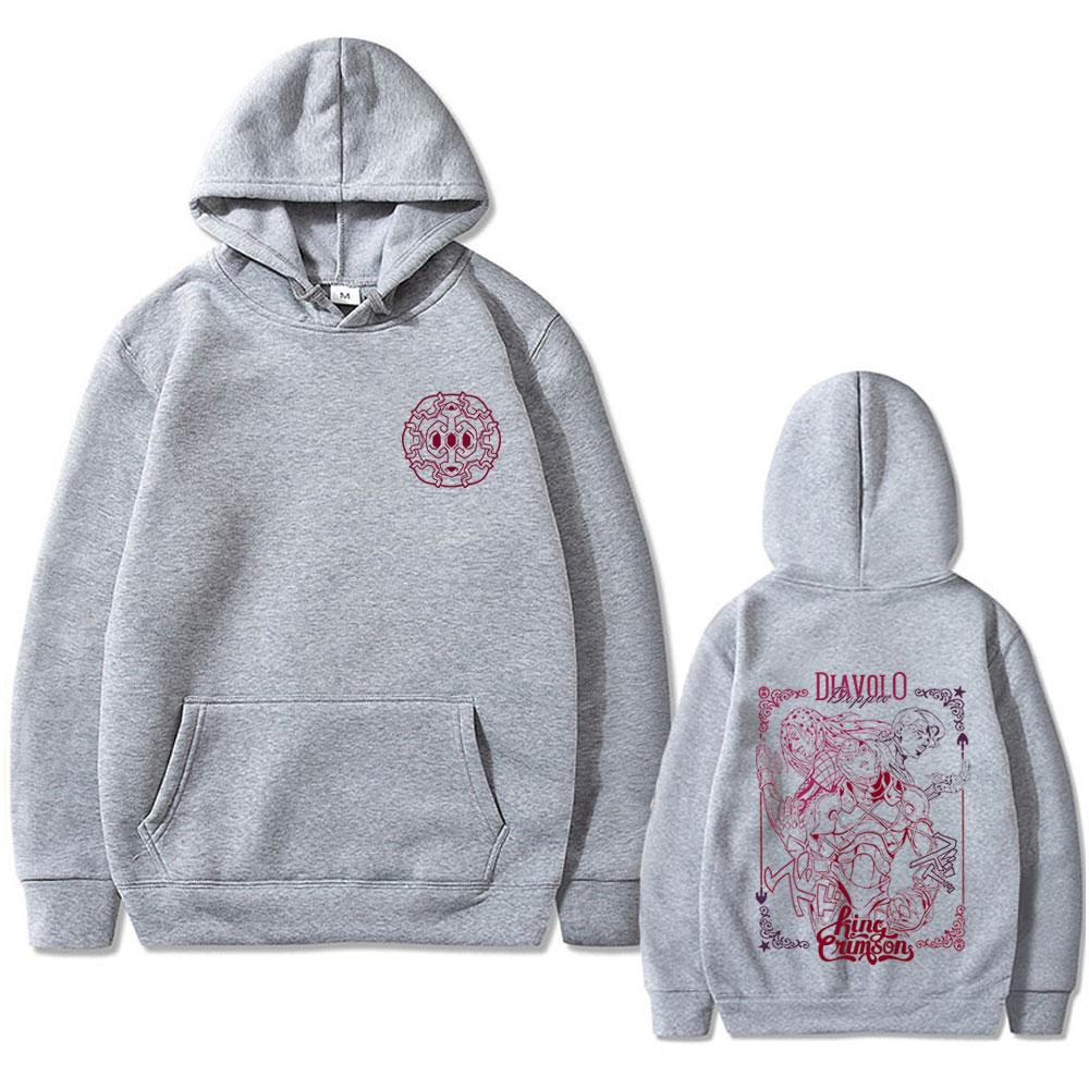 Anime Jojo's Bizarre Adventure Giorno Josuke Girl Hoodie Men Women Manga Casual Pullover Hoodies Man Fashion Oversized Tracksuit