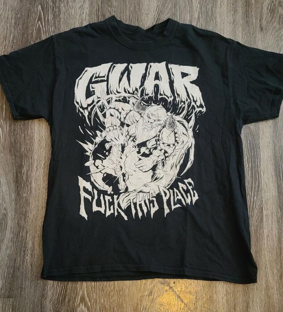 

Vintage Gwar Tee Shirt band member Black Shirt Gift for fans ND291 Unisex T-Shirt XXXL