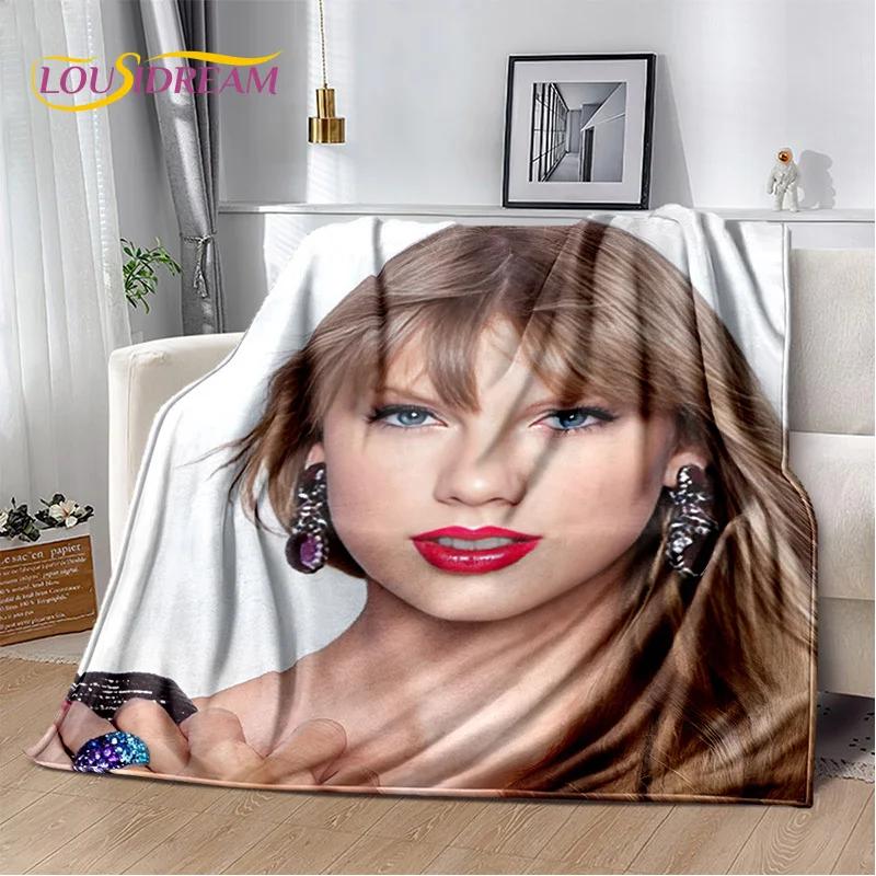 3D Taylor-r Singer T-Swizzle Decke, Weiche Überwurfdecke für Zuhause Schlafzimmer Bett Sofa Picknick Reise Büro Abdeckung Kindergeschenk Geschenk
