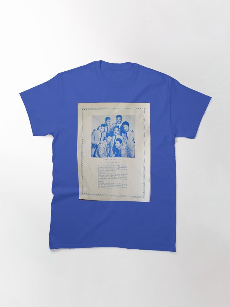 T-Shirt The Four Tops Clouds Of Joy Misto Cotone Nero Gospel