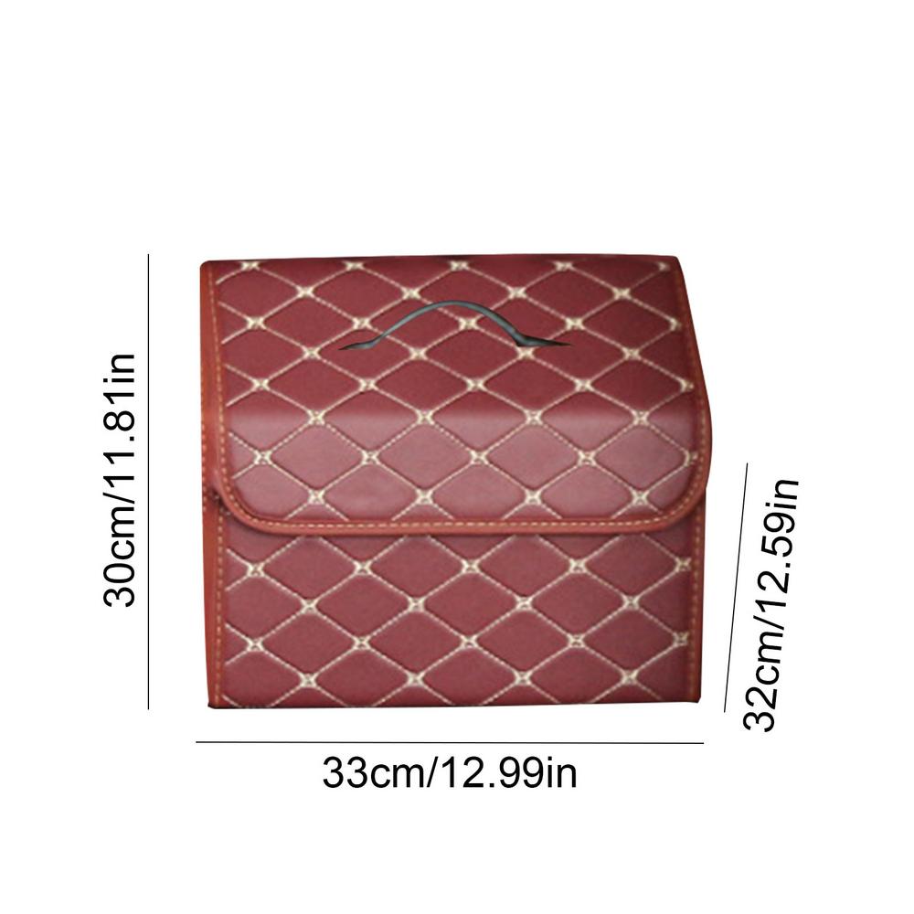 

Складной органайзер для багажника автомобиля, кожаная перегородка для автомобиля с плоским следом, автохранилище для фургона, внедорожника, грузовика, принадлежности для хранения