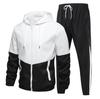 Japanese & Korean Men's Sportswear Set: Autumn Casual Hoodie & Leggings