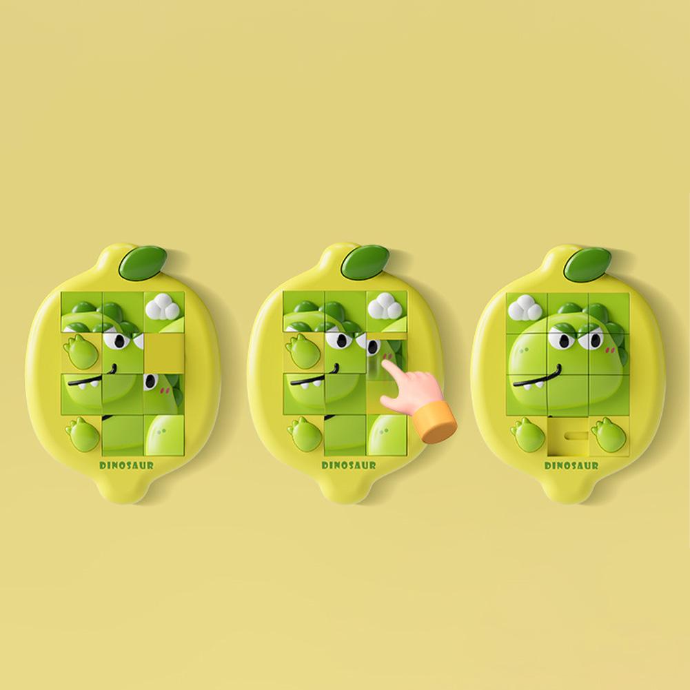 2 In 1 Slide Puzzle Games 3D Cartoon Animal Huarong Road Puzzle Balance Maze Logical Thinking Game For Boys Girls