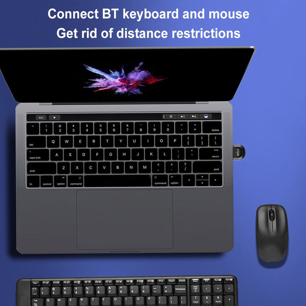 

USB Bluetooth-Compatible 5.4 Adapter Bluetooth-Compatible Dongle Driver Free Supports Windows 11/10/8.1 for Computer PC Laptop spain