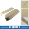 Car Front Door Panel Armrest Cover Interior Door Trims for Toyota Prius 2004-2009 Beige 1 Pair
