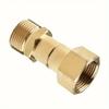 360°Swivel Joint-Anti-Tangle Pressure Washer Hose Connector Manual Power Source Solid Brass M22-14Mm Male To M22 Female Rotation