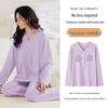 Spring & Autumn Nursing Pajamas for Postpartum Women with Breast Pads