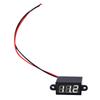 FS028 Waterproof Digital Voltmeter DC3-30V Voltage Tester  0.28-inch LED 3-digit Tube Two-wire Meter for Motor Vehicle