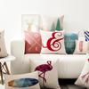 Decorative Throw Pillows Case Geometric Colorful Animals Deer Nordic Style Cotton Linen Couch Cushion Cover For Sofa Home Decor