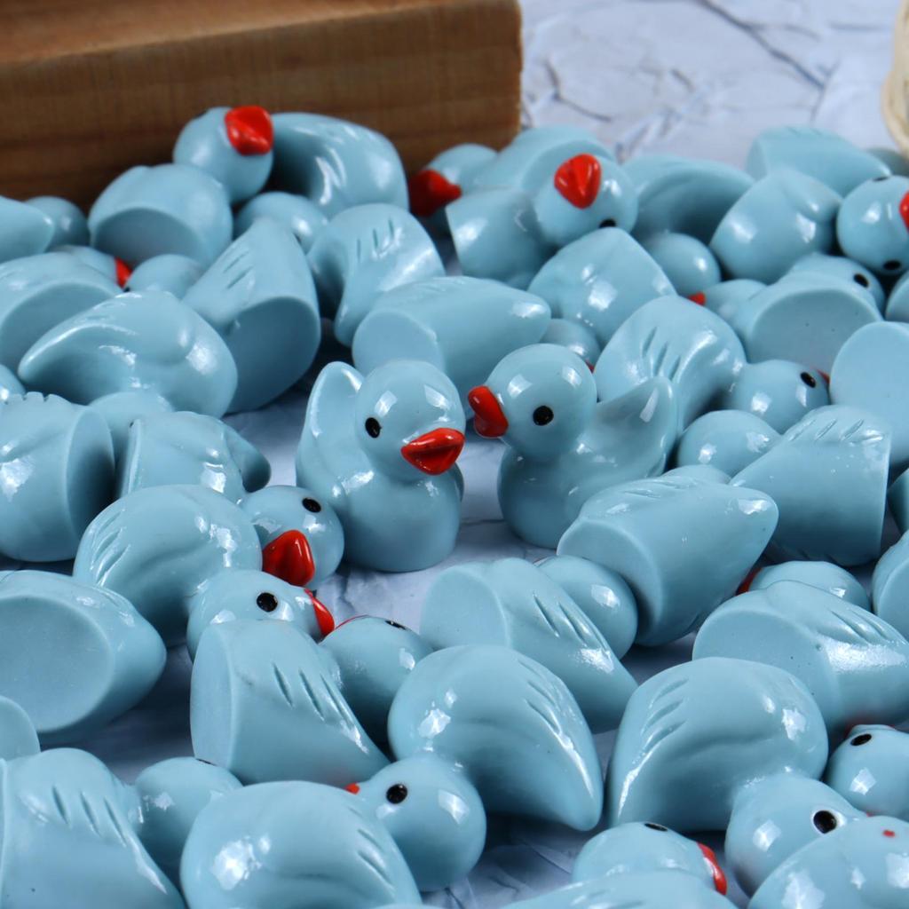 DIY Yellow Duck Resin Accessories for Micro-Landscapes