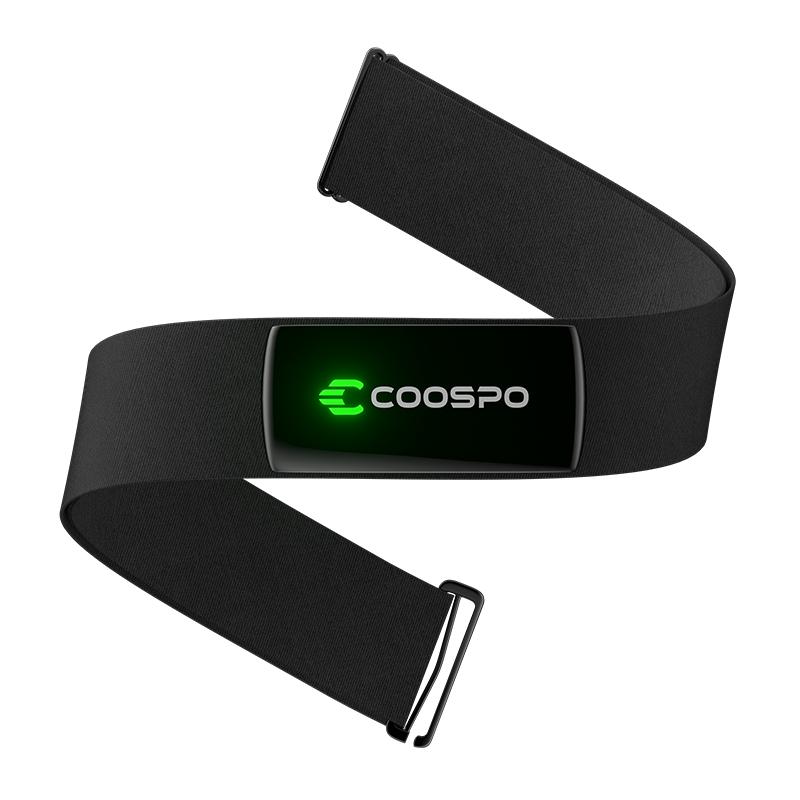 

COOSPO H9Z Rechargeable Heart Rate Monitor Chest Strap Bluetooth5.0 ANT+ HR Sensor HRM IP67Use For Garmin/Wahoo/Zwift Waterproof H9Z