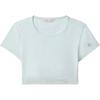 Jungkook Kollaboration Limitierte Auflage Einfaches Kurzarm-T-Shirt für den täglichen Gebrauch mit Stickerei Rundhalsausschnitt Damen Oberteile QF9131AD-CF0