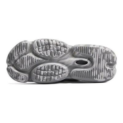 Li Ning Badfive Slide Halkfria Slitstarka Tofflor Herrskor Grå Vit ABTT003-2