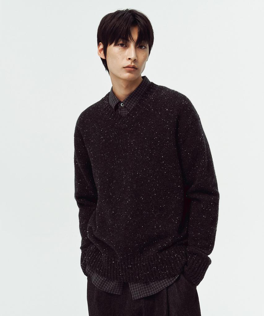 BLANKROOM Nep V Knit_Night Sky