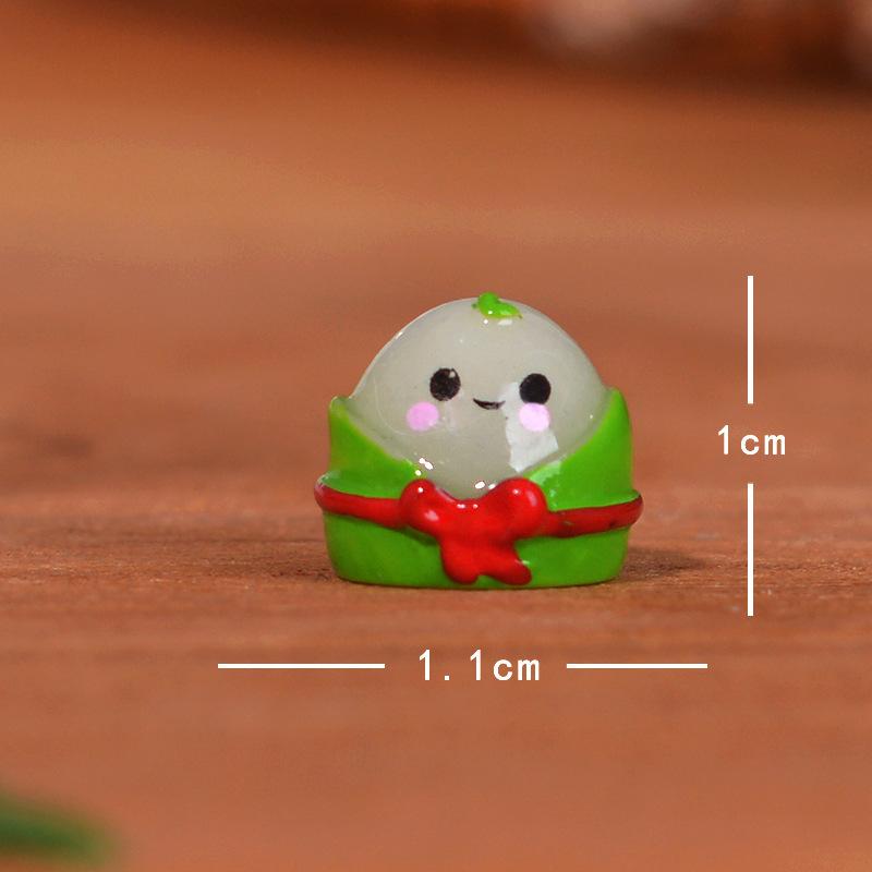 Micro-landscape Ornaments, Dragon Boat Festival Zongzi, Meat Dumplings, Festive Atmosphere Decoration, Tabletop Furnishings, Resin Handicrafts