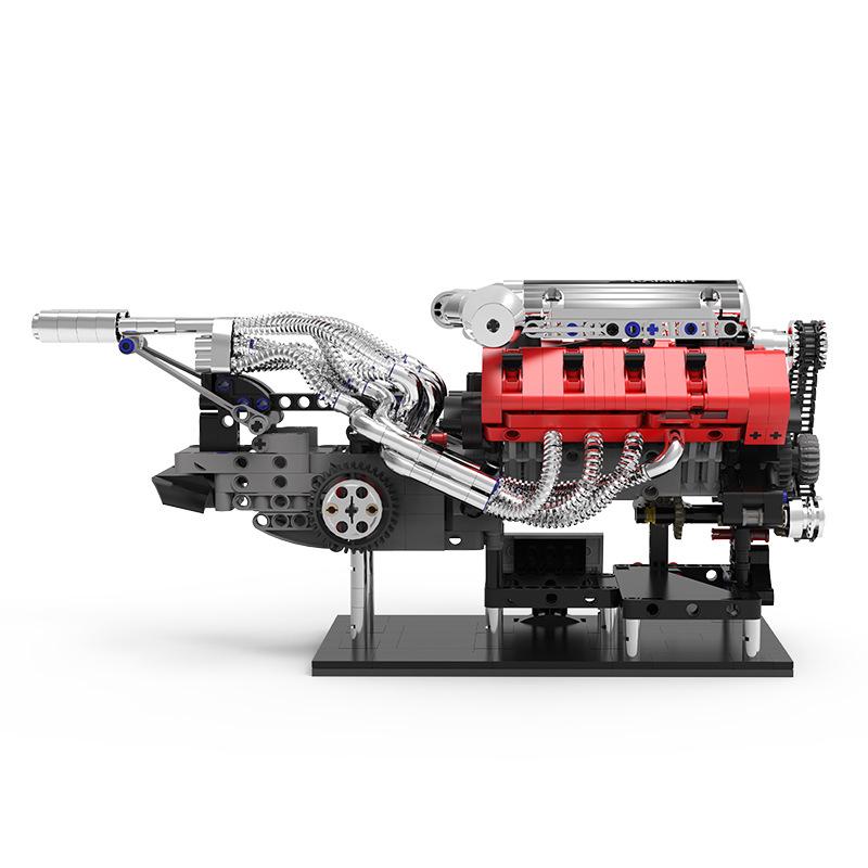 Crossen Ferrari F401 Engine Model Building Blocks Toy