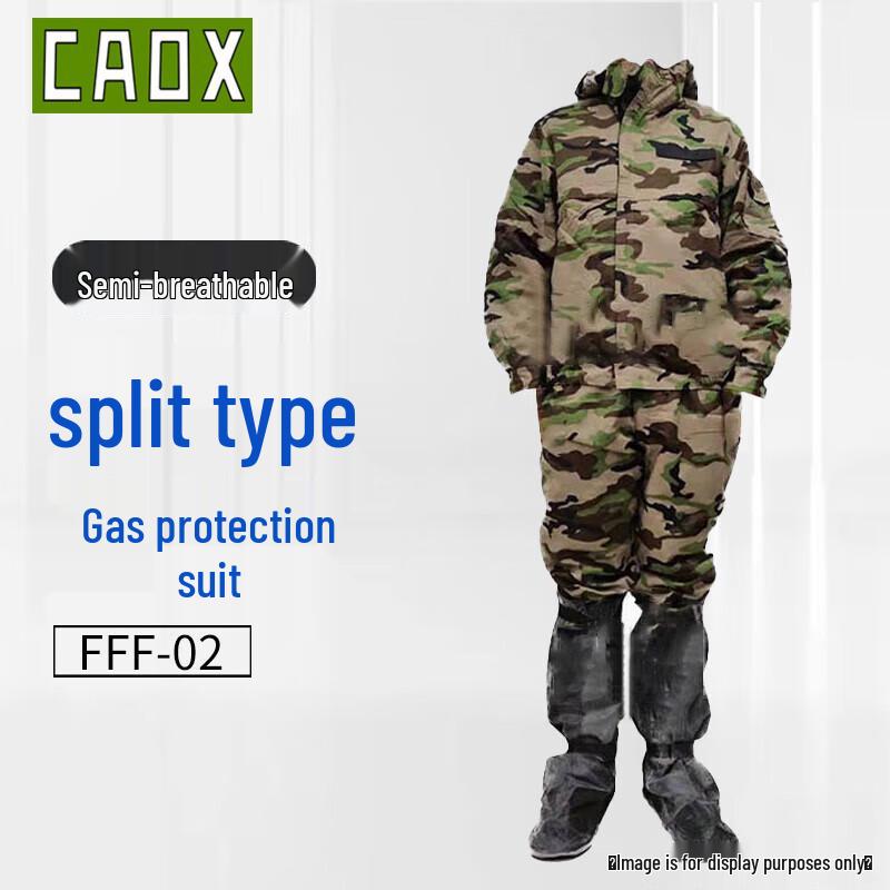 CAOXFFF02 Desert Two-Piece Chemical Protective Suit Set