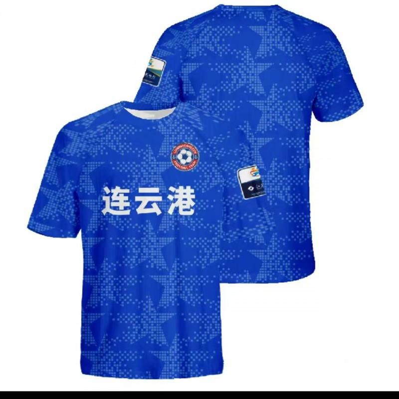Mens Womens Kids Soccer Jersey Short Sleeve T-Shirt Breathable Quick Dry Mesh Fabric Team City Print