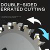 4" 110mmx20mm 40Z Doppelseitiges Legierungs-Kreissägeblatt Holzschneidscheibe Mehrzweck Holzbearbeitungs-Schneidscheibe für Winkelschleifer
