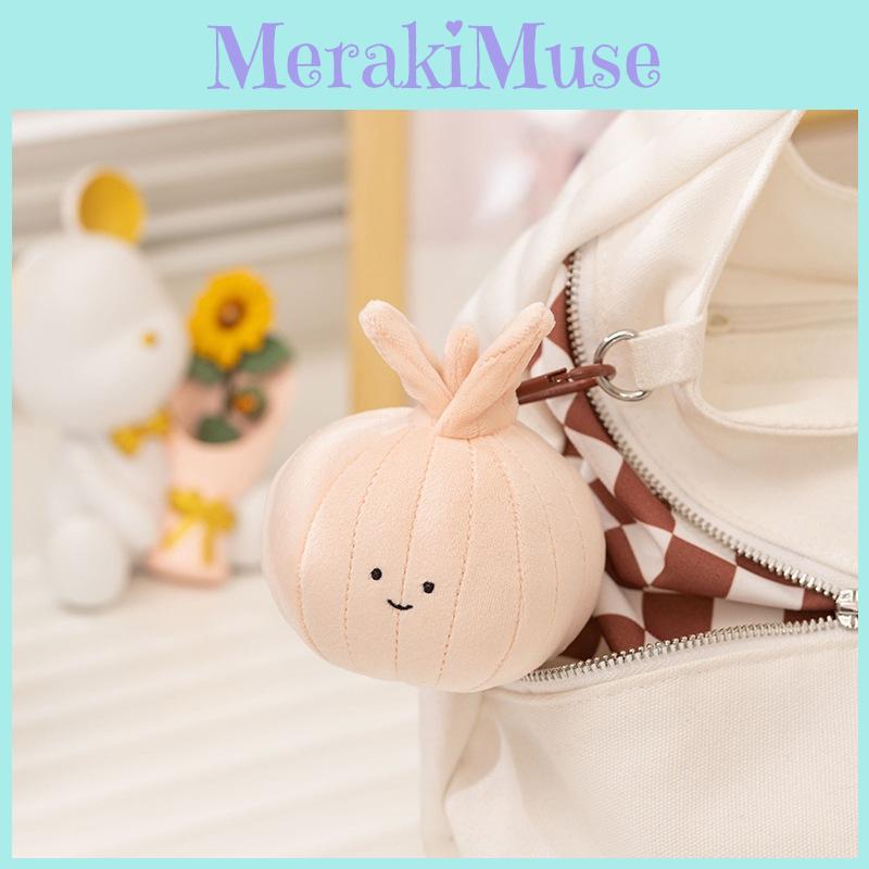 Vegetable Funny Plush Keychain Soft Stuffed Toy With Pp Cotton For Charm Bag