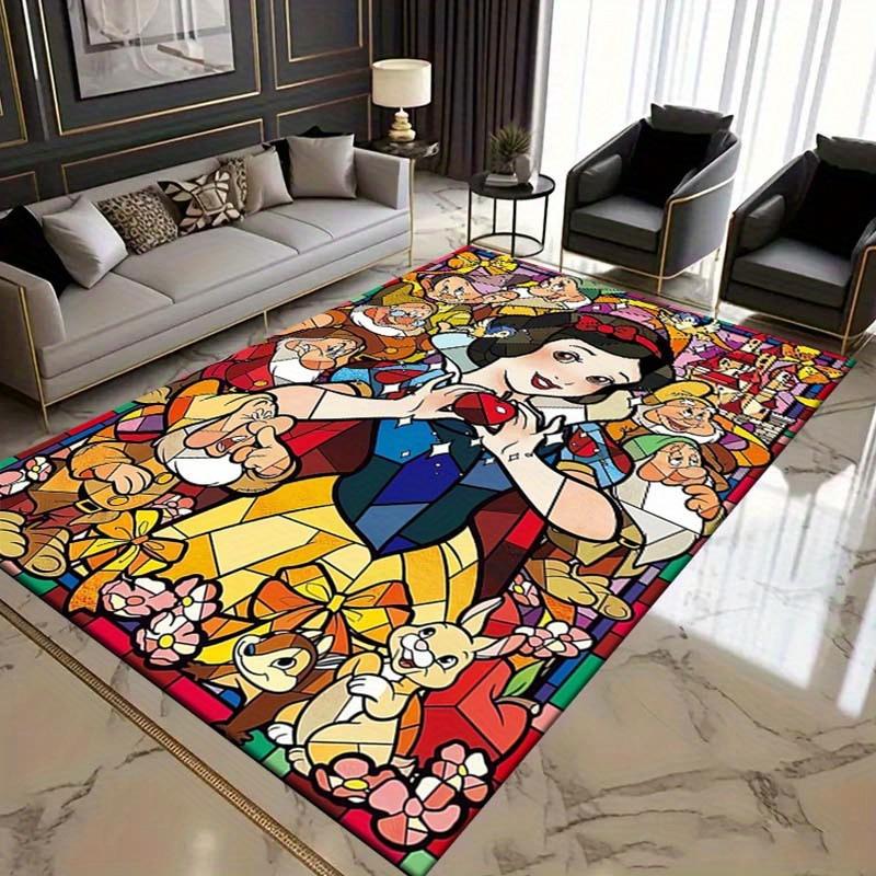 

1pc Snow White Dwarfs Carpet Durable Non-Slip, Perfect for Indoor & Outdoor Living, Bedroom, Office, and More, 60cm by 90cm