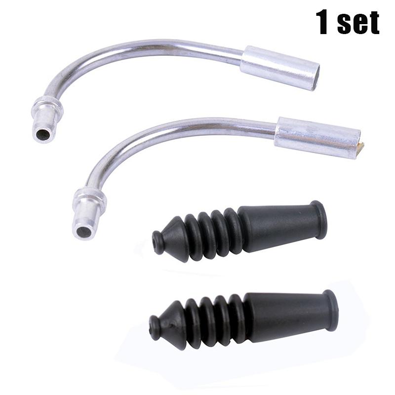 

Алюминиевые велосипедные тормозные лапши V-образного тормоза, изогнутая трубка, направляющая троса, резиновая головка, тормозной шланг, детали велосипеда, аксессуары для велосипеда