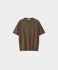 Jeilium Cotton Summer Essential Round Neck Brown (Dry Touch)