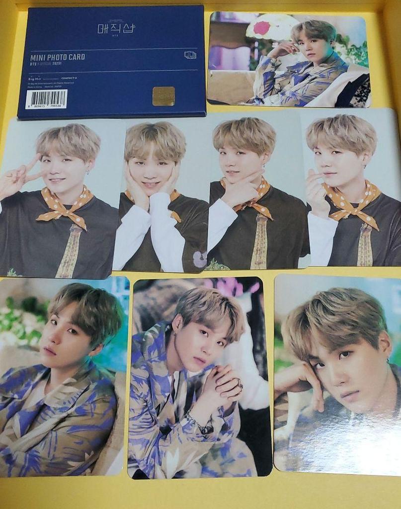 [USED] BTS Rare Yoongi Suga Busan MAGICSHOP Mini Photo Set