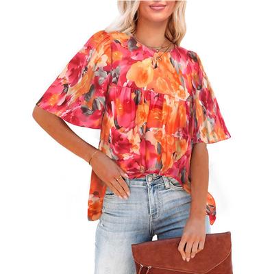 Women's Shirts Fashionable Casual Floral Shirts