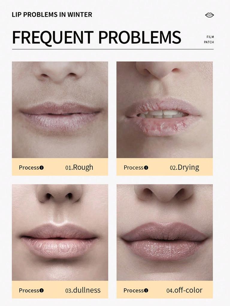 5 / 10 / / 20PCS Orange Moisturizing Lip Mask, Orange Aroma, Contains Propylene Glycol, Glycerol, An