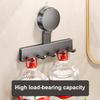 Suction Cup Hooks Punch-Free Wall Mounted Storage Rack For Coat Clothes And Towel Rack Space Saving Strong Load-Bearing Capacity