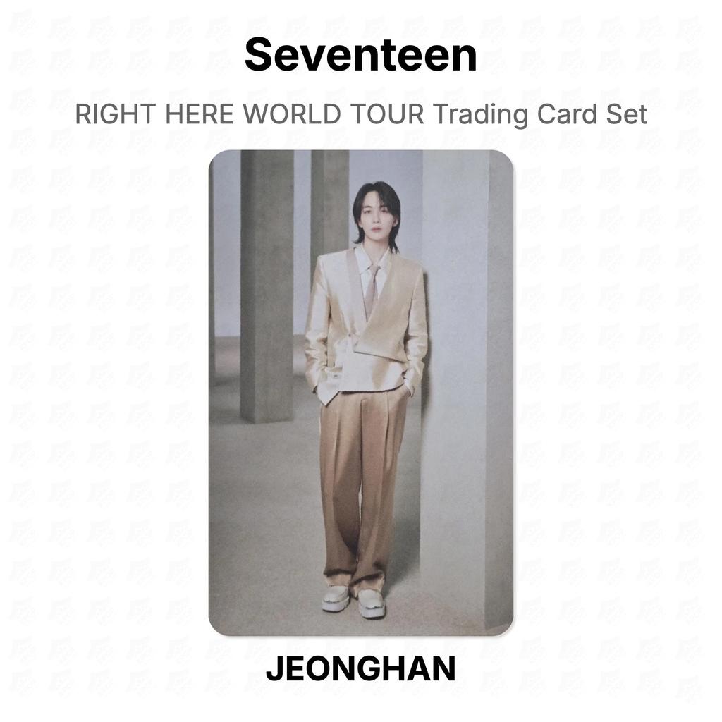 Seventeen RIGHT HERE WORLD TOUR Trading Card Set Official Photocard