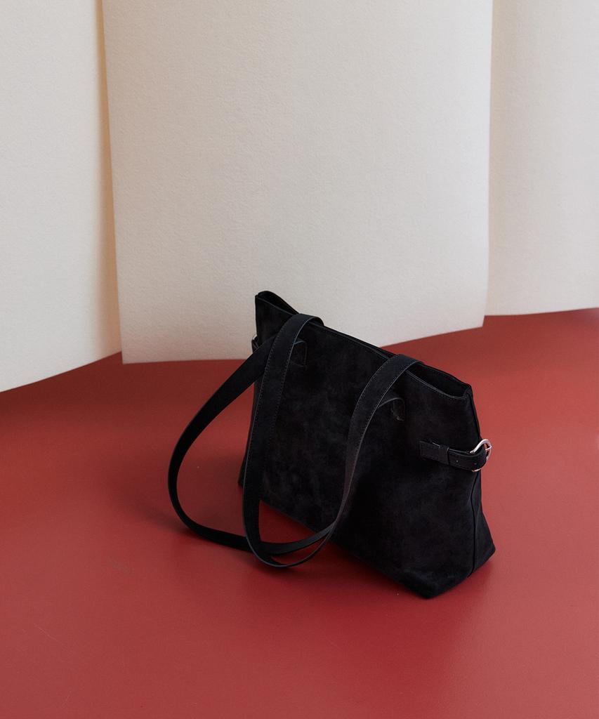 Christine Project Double Belt Shoulder Medium(Black Truffle)